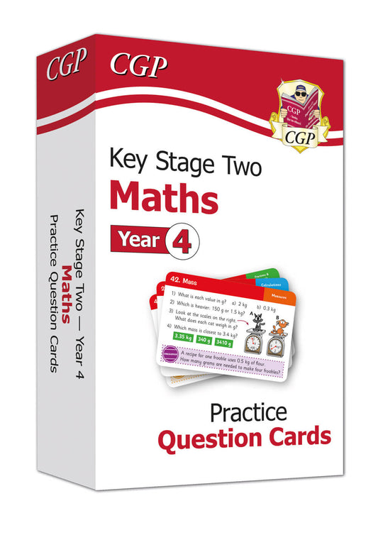 CGP, KS2 Maths Year 4 Practice Question Cards