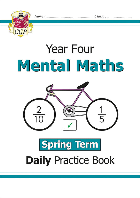 CGP, KS2 Mental Maths Year 4 Daily Practice Book: Spring Term