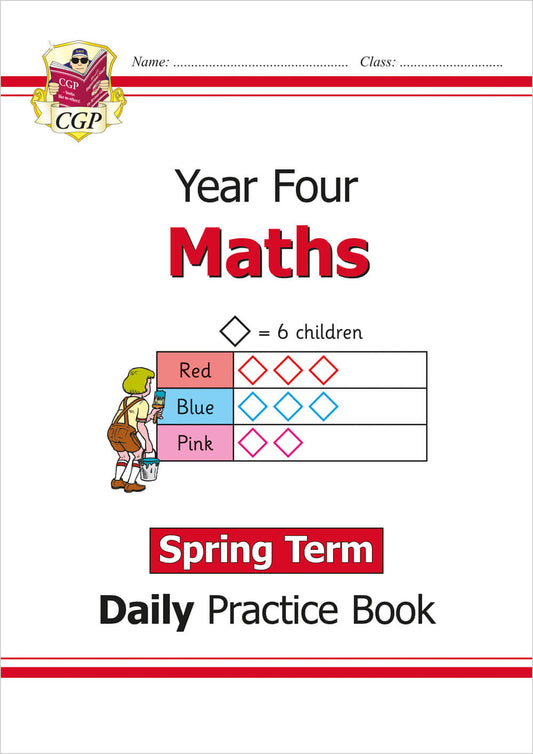 CGP, KS2 Maths Year 4 Daily Practice Book: Spring Term