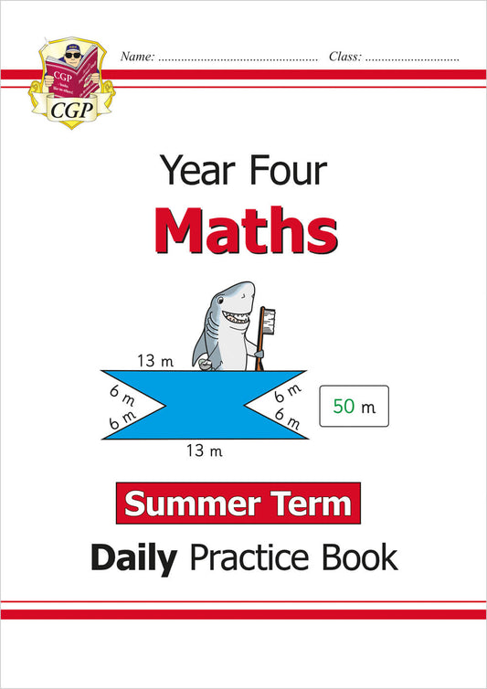 CGP, KS2 Maths Year 4 Daily Practice Book: Summer Term
