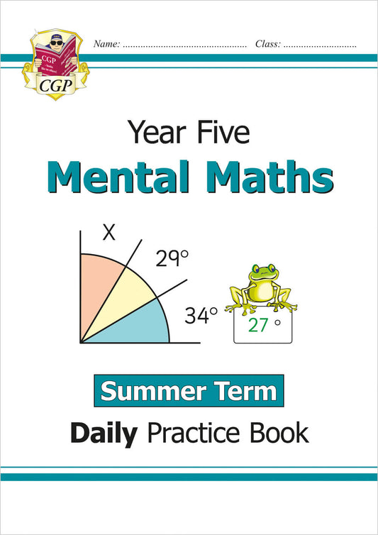 CGP, KS2 Mental Maths Year 5 Daily Practice Book: Summer Term
