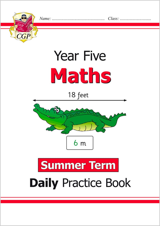 CGP, KS2 Maths Year 5 Daily Practice Book: Summer Term