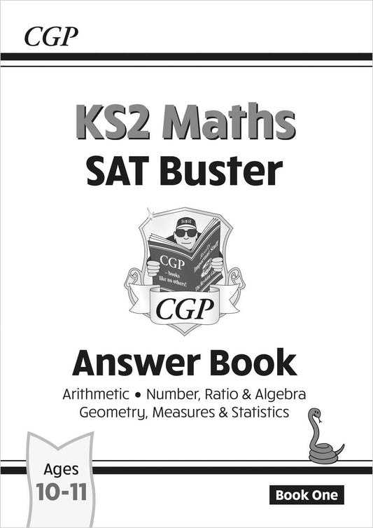 CGP, KS2 Maths SAT Buster: Answer Book 1 (for the 2025 tests)