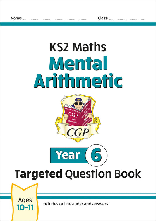 CGP KS2 Maths Year 6 Mental Arithmetic Targeted Question Book (includes Online Answers & Audio Tests)
