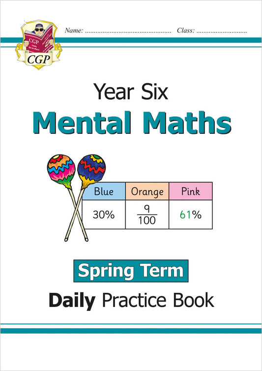 CGP, KS2 Mental Maths Year 6 Daily Practice Book: Spring Term