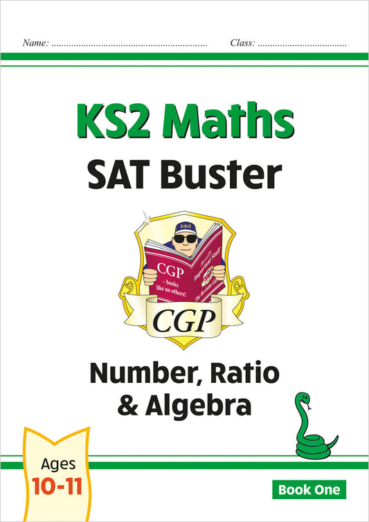 CGP, KS2 Maths SAT Buster: Number, Ratio & Algebra - Book 1 (for the 2025 tests)