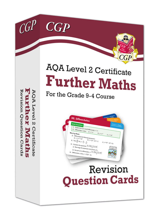 CGP AQA Level 2 Certificate: Further Maths - Revision Question Cards