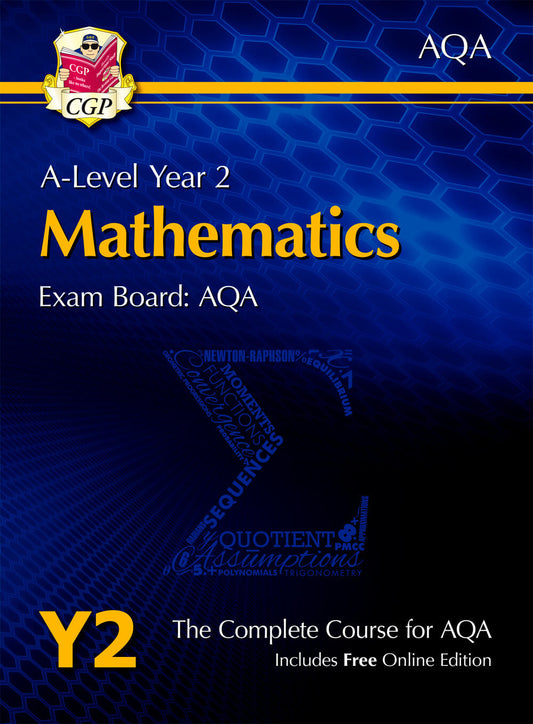 CGP A-Level Maths for AQA: Year 2 Student Book with Online Edition