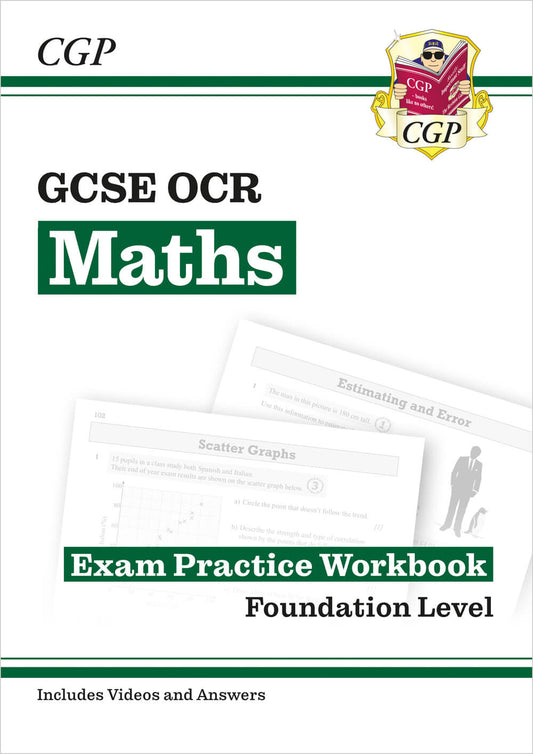 CGP GCSE Maths OCR Exam Practice Workbook: Foundation - includes Video Solutions and Answers