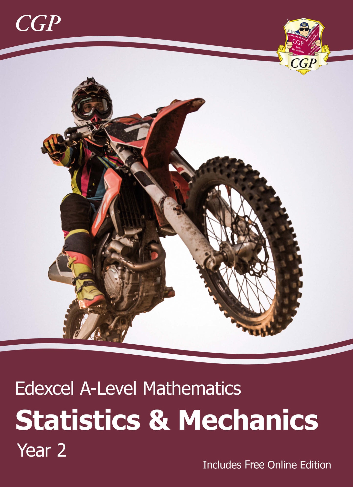 CGP Edexcel A-Level Mathematics Student Textbook - Statistics & Mechanics Year 2 + Online Edition