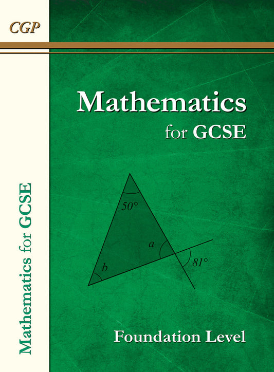 CGP Maths for GCSE Textbook: Foundation - includes Answers