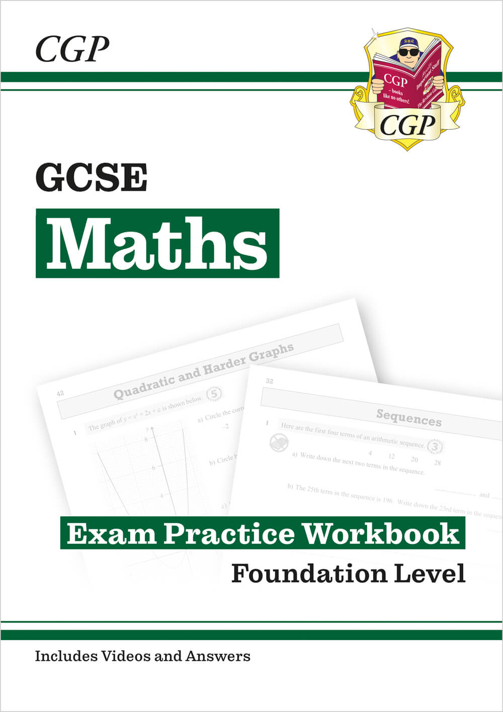 CGP GCSE Maths Exam Practice Workbook: Foundation - includes Video Solutions and Answers