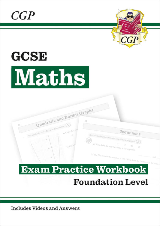CGP GCSE Maths Exam Practice Workbook: Foundation - includes Video Solutions and Answers