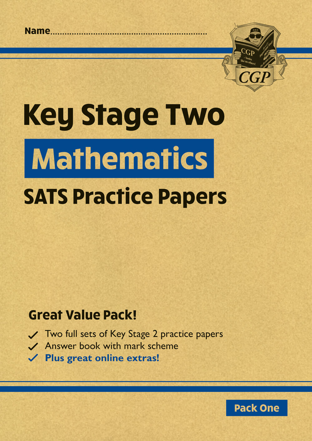 CGP, KS2 Maths SATS Practice Papers: Pack 1 - for the 2025 tests (with free Online Extras)