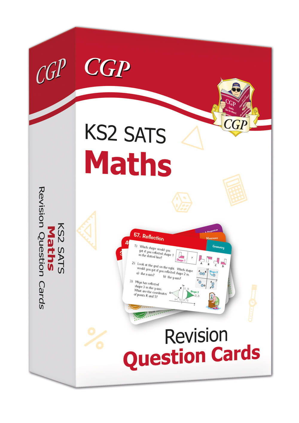 CGP, KS2 Maths SATS Revision Question Cards (for the 2025 tests)