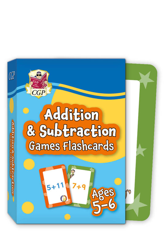 CGP, Addition & Subtraction Games Flashcards for Ages 5-6 (Year 1)