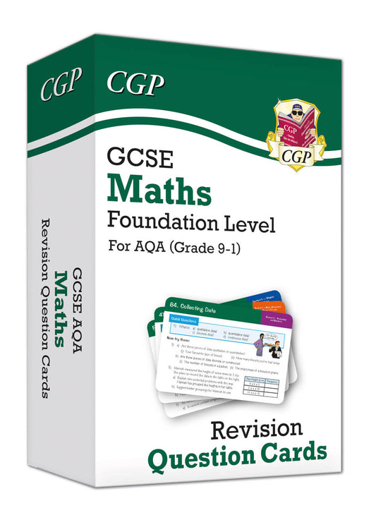 CGP GCSE Maths AQA Revision Question Cards - Foundation