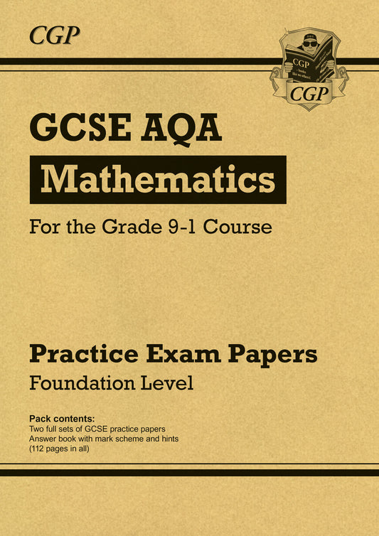 CGP GCSE Maths AQA Practice Papers: Foundation