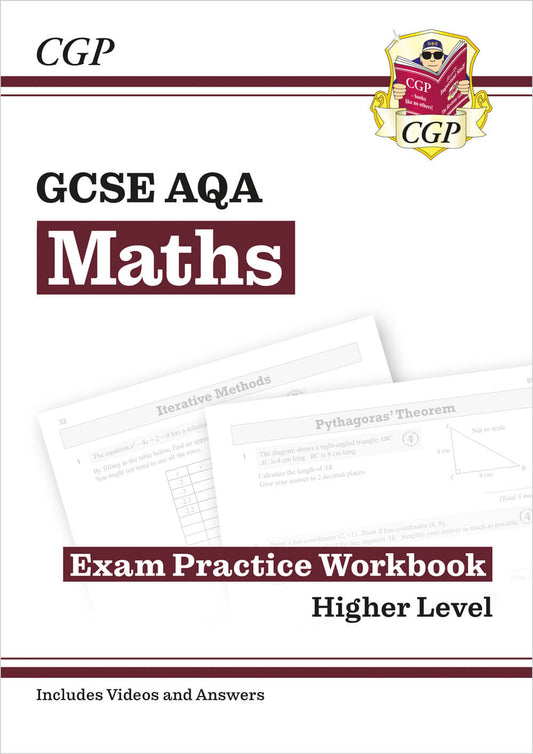 CGP GCSE Maths AQA Exam Practice Workbook: Higher - includes Video Solutions and Answers
