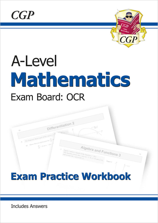 CGP A-Level Maths OCR Exam Practice Workbook (includes Answers)