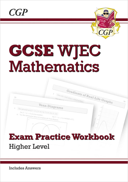 CGP WJEC GCSE Maths Exam Practice Workbook: Higher (includes Answers)