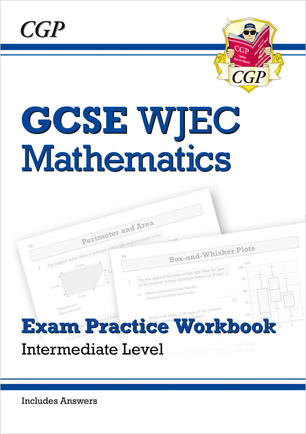 CGP WJEC GCSE Maths Exam Practice Workbook: Intermediate (includes Answers)