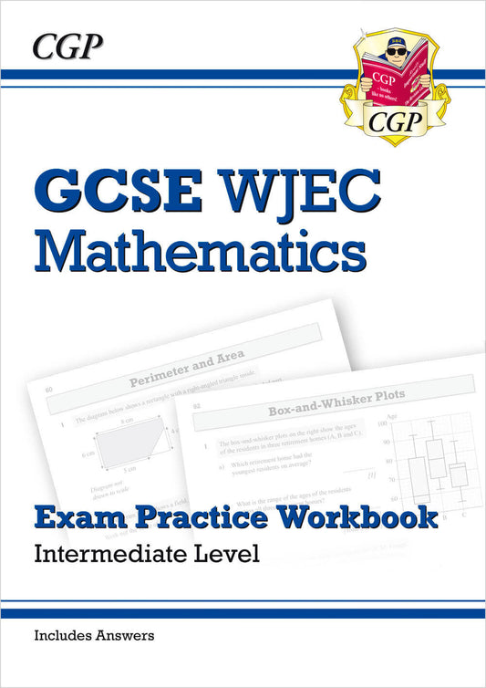 CGP WJEC GCSE Maths Exam Practice Workbook: Intermediate (includes Answers)