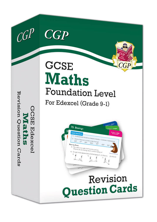 CGP GCSE Maths Edexcel Revision Question Cards - Foundation