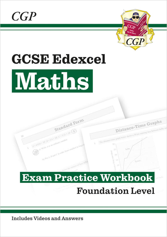 CGP GCSE Maths Edexcel Exam Practice Workbook: Foundation - includes Video Solutions and Answers