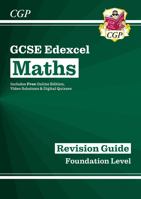 CGP GCSE Maths Edexcel Revision Guide: Foundation inc Online Edition, Videos & Quizzes