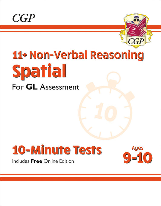 CGP 11+ GL 10-Minute Tests: Non-Verbal Reasoning Spatial - Ages 9-10 (with Online Edition)