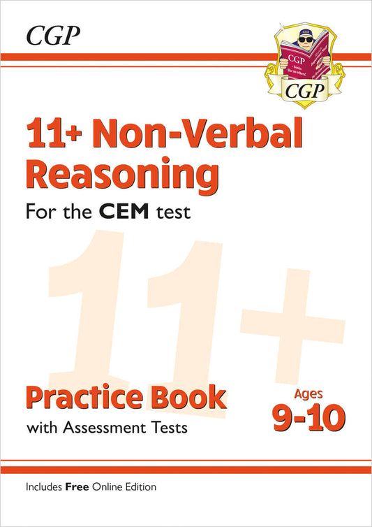 CGP 11+ CEM Non-Verbal Reasoning Practice Book & Assessment Tests - Ages 9-10 (with Online Edition)