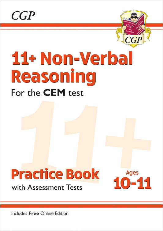 CGP 11+ CEM Non-Verbal Reasoning Practice Book & Assessment Tests - Ages 10-11 (with Online Edition)