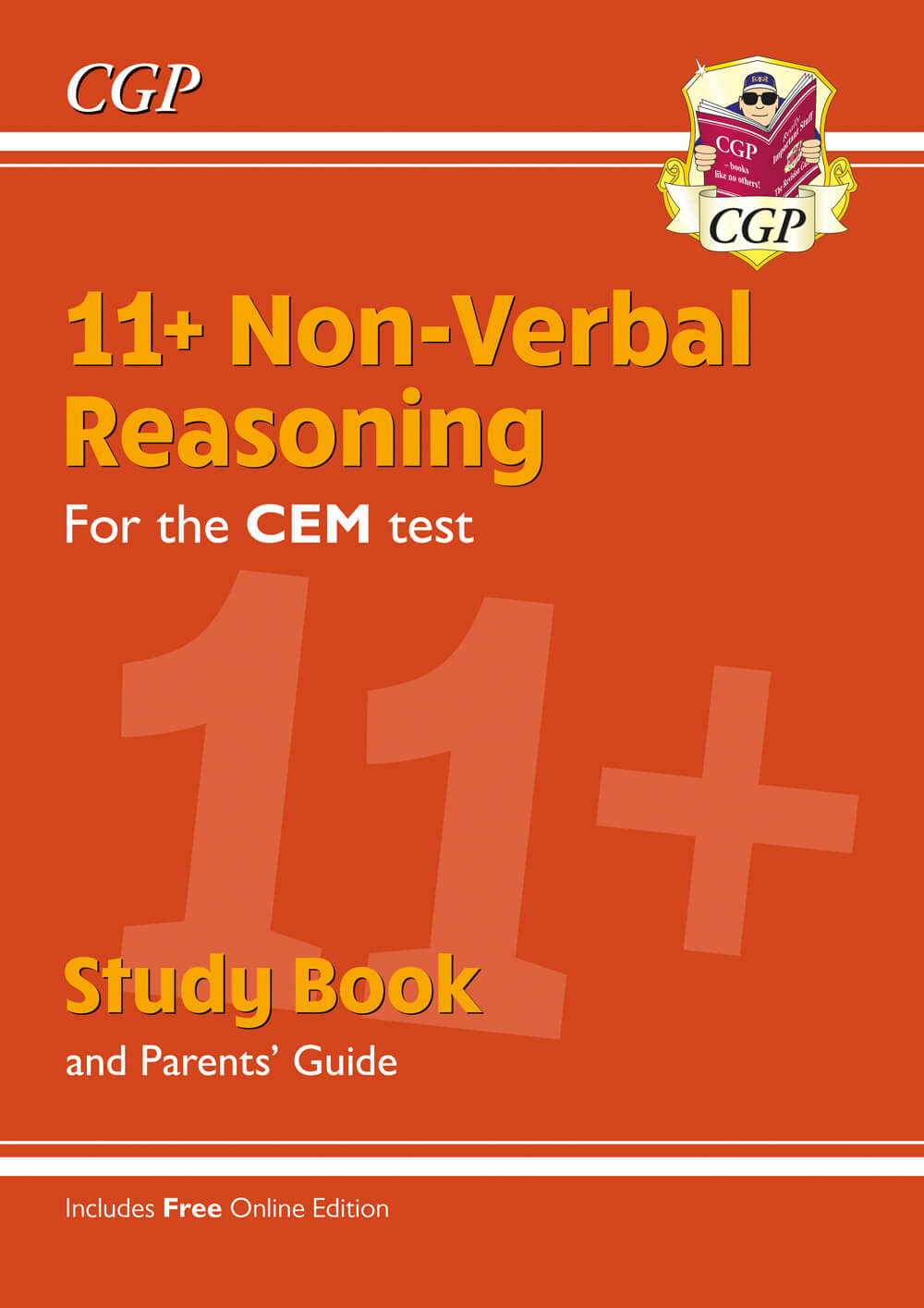 CGP 11+ CEM Non-Verbal Reasoning Study Book (with Parents’ Guide & Online Edition)