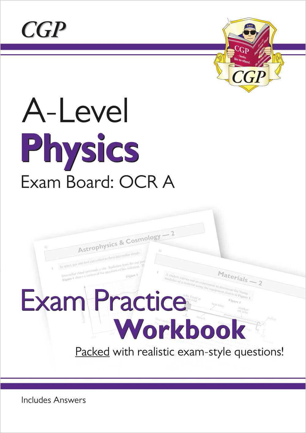 CGP A-Level Physics: OCR A Year 1 & 2 Exam Practice Workbook - includes Answers