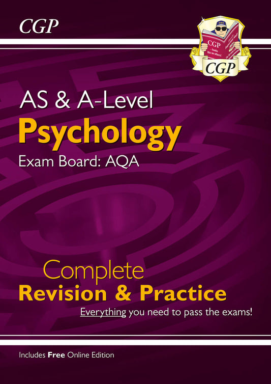 CGP AS and A-Level Psychology: AQA Complete Revision & Practice with Online Edition