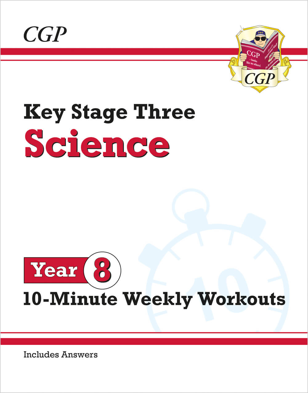 CGP New KS3 Year 8 Science 10-Minute Weekly Workouts (includes answers)