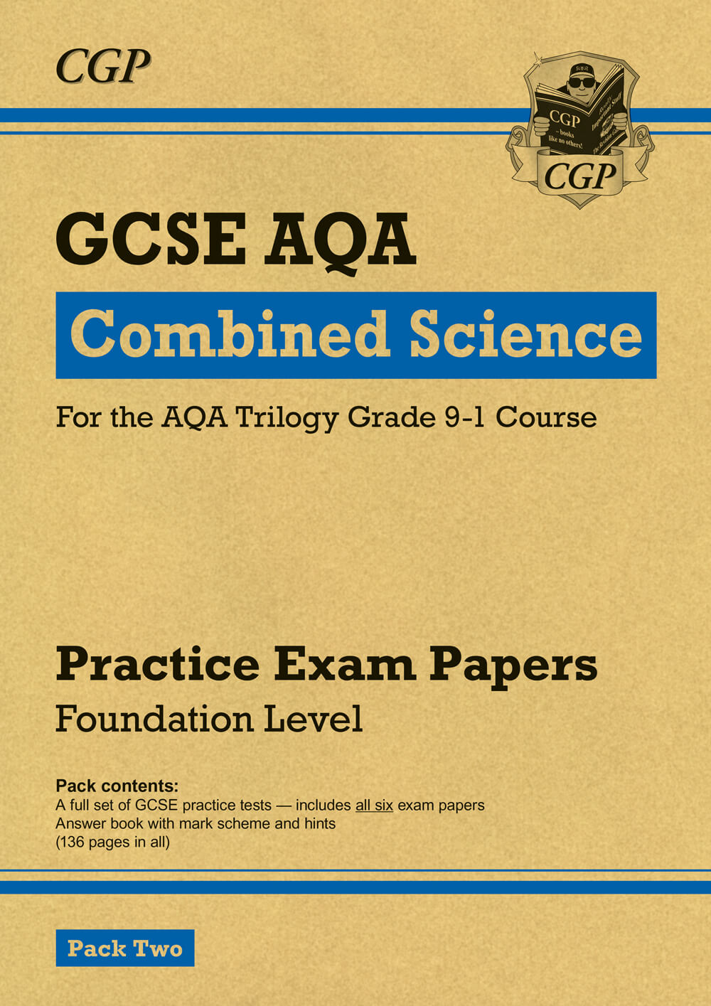 CGP GCSE Combined Science AQA Practice Papers: Foundation Pack 2