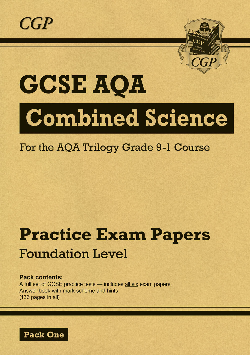CGP GCSE Combined Science AQA Practice Papers: Foundation Pack 1