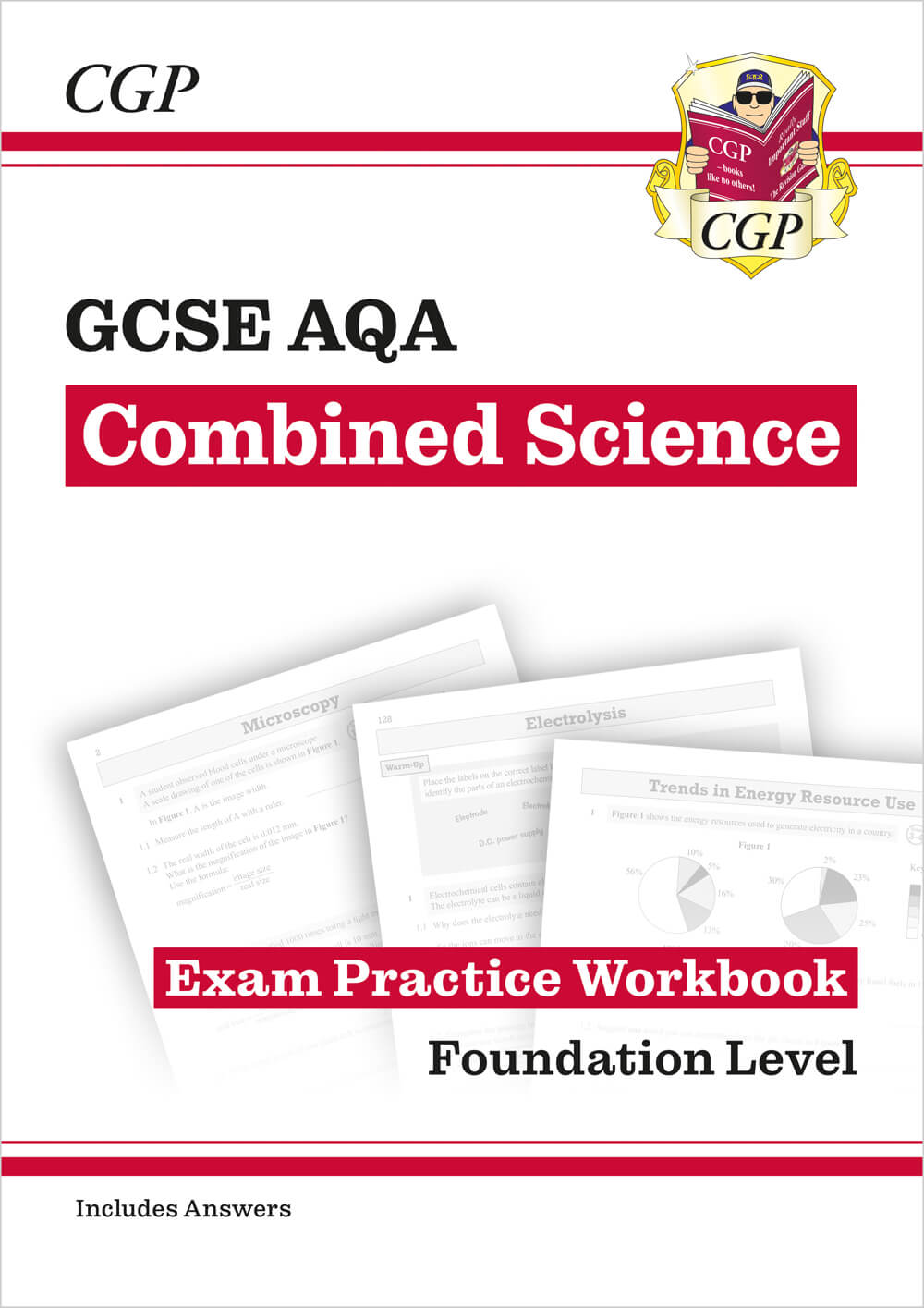 CGP GCSE Combined Science AQA Exam Practice Workbook - Foundation (includes answers)