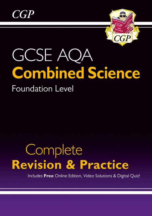 CGP GCSE Combined Science AQA Foundation Complete Revision & Practice w/ Online Ed, Videos & Quizzes