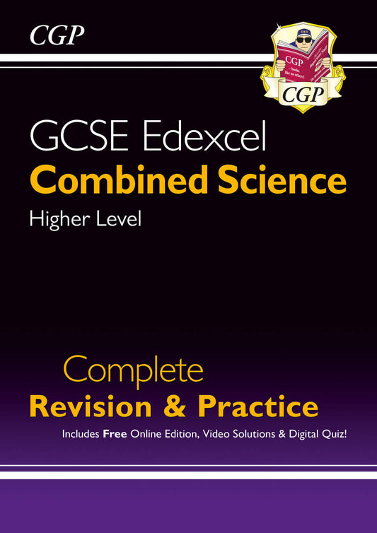 CGP GCSE Combined Science Edexcel Higher Complete Revision & Practice w/ Online Edition,Videos & Quizzes