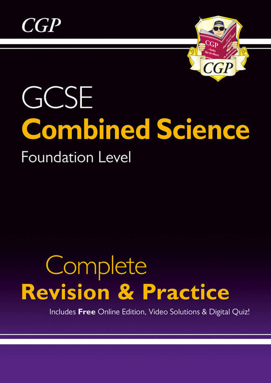 CGP GCSE Combined Science Foundation Complete Revision & Practice w/ Online Ed, Videos & Quizzes