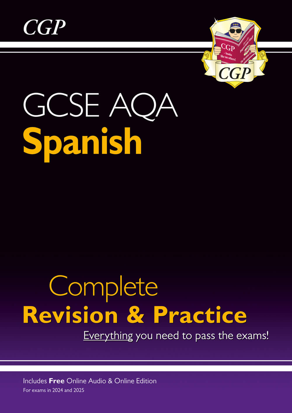 CGP GCSE Spanish AQA Complete Revision & Practice: with Online Edition & Audio (For exams in 2025)