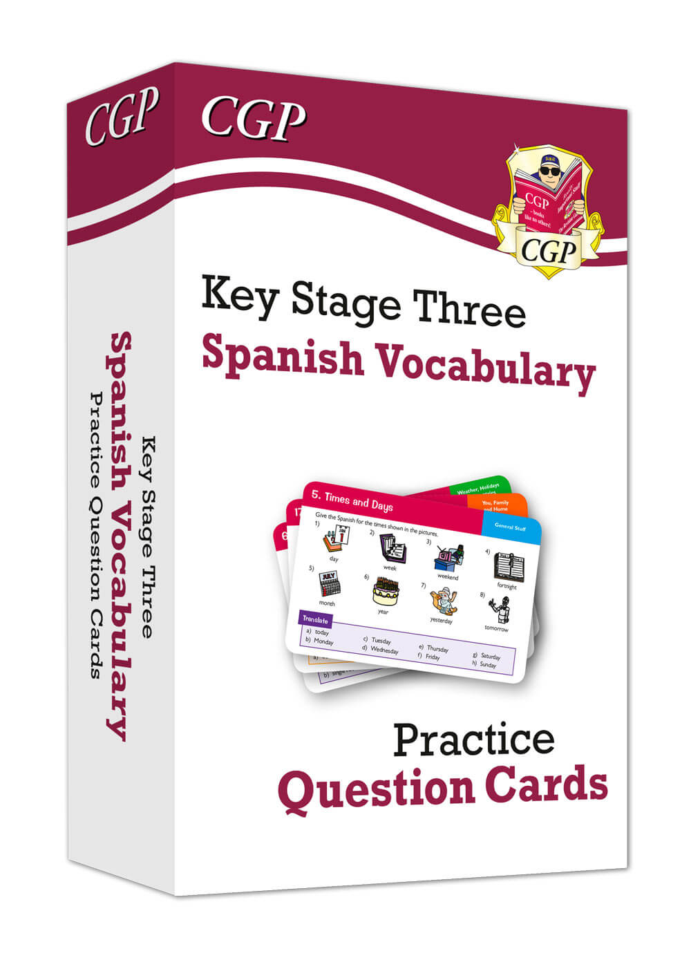 CGP KS3 Spanish: Vocabulary Practice Question Cards