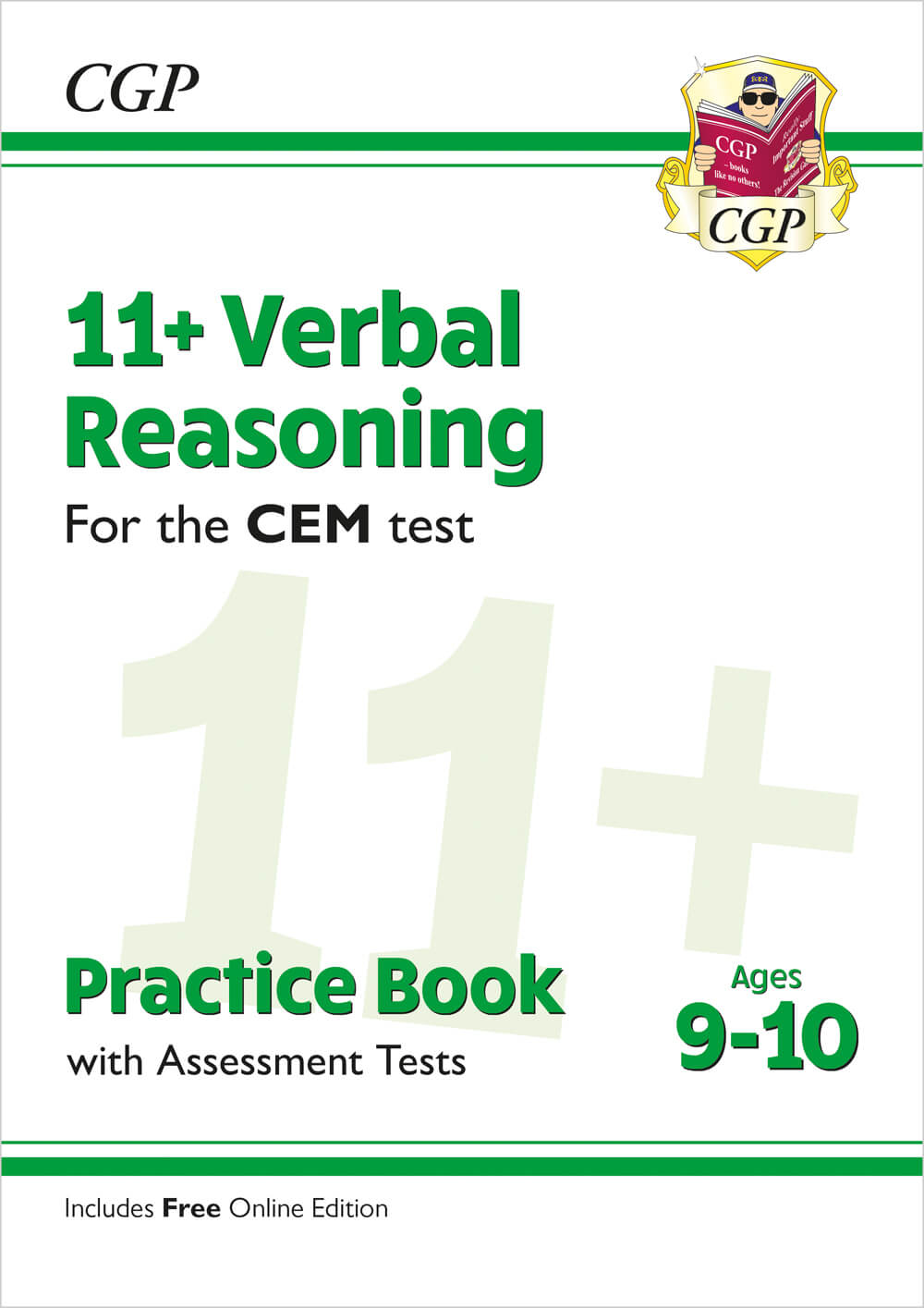 CGP 11+ CEM Verbal Reasoning Practice Book & Assessment Tests - Ages 9-10 (with Online Edition)