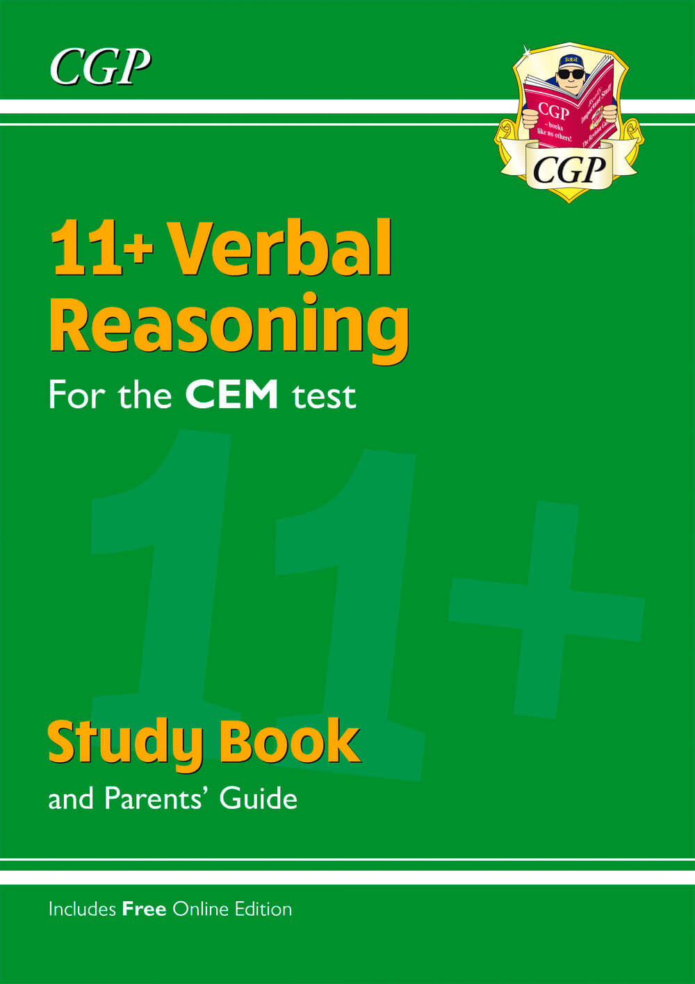 CGP 11+ CEM Verbal Reasoning Study Book (with Parents’ Guide & Online Edition)